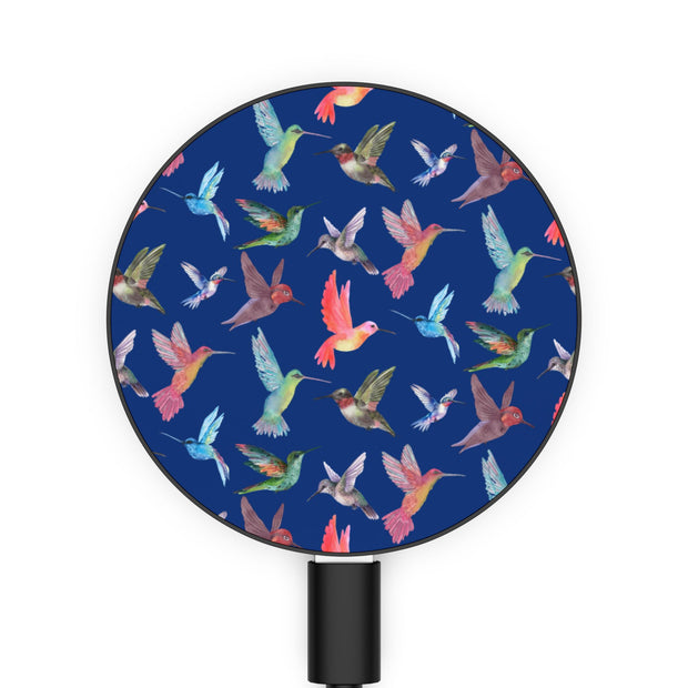 Blue Hummingbird Gift Wireless Phone Charger