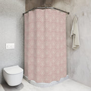 Shower Curtain - Pink Damask
