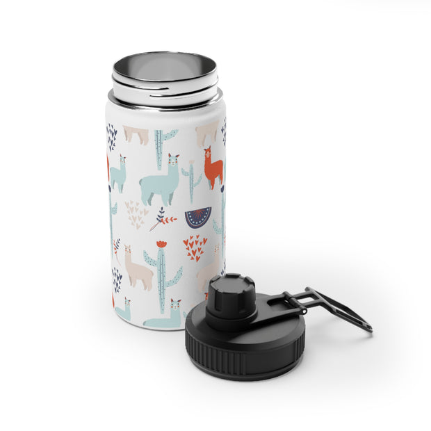 Llama Stainless Steel Water Bottle