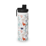 Llama Stainless Steel Water Bottle