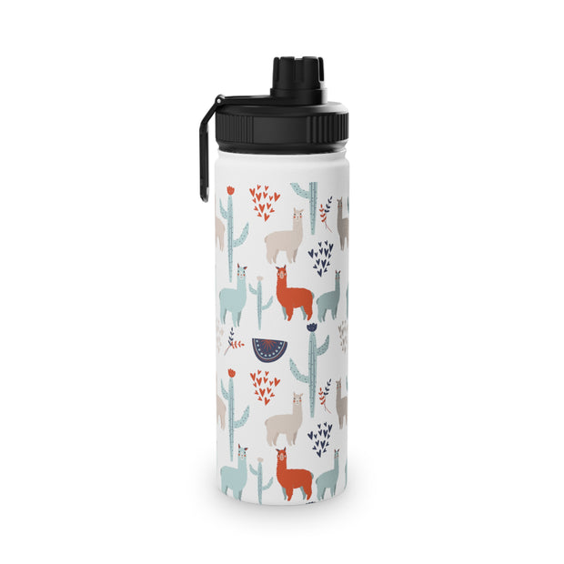 Llama Stainless Steel Water Bottle