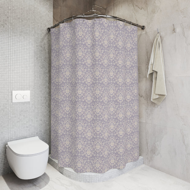 Shower Curtain - Lavender Damask