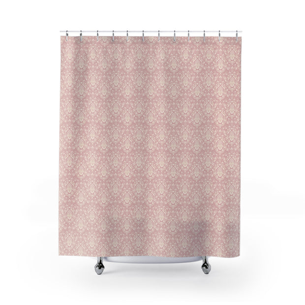 Shower Curtain - Pink Damask