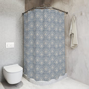 Shower Curtain - Blue Damask