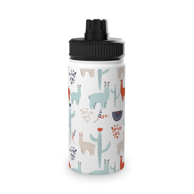 Llama Stainless Steel Water Bottle