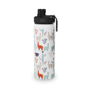 Llama Stainless Steel Water Bottle