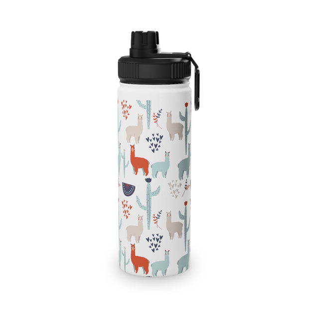 Llama Stainless Steel Water Bottle