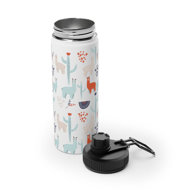 Llama Stainless Steel Water Bottle