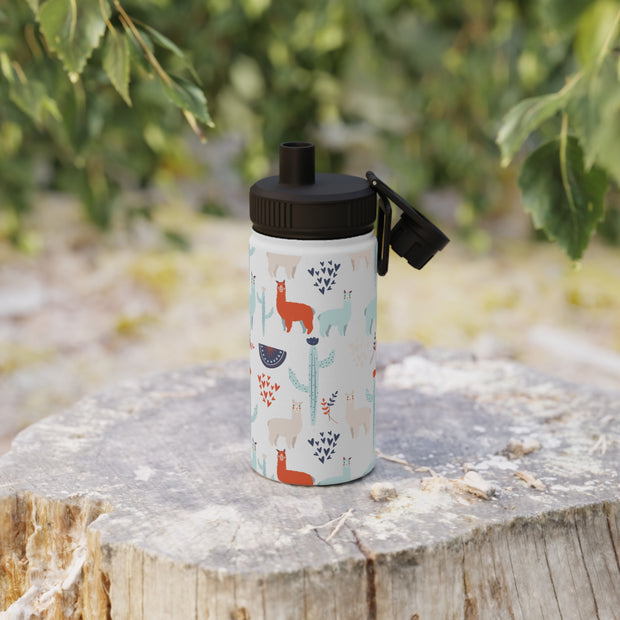 Llama Stainless Steel Water Bottle