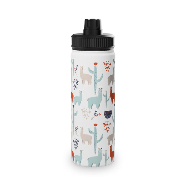 Llama Stainless Steel Water Bottle