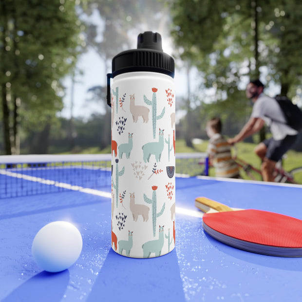Llama Stainless Steel Water Bottle