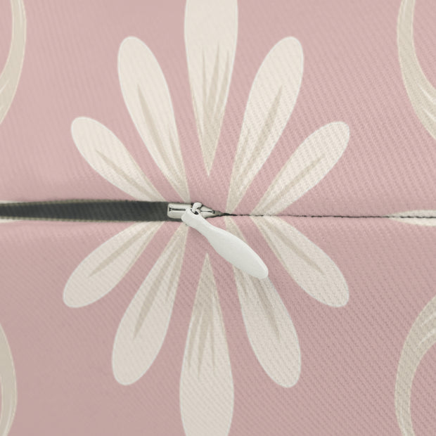 Pink Damask 14x20 Lumbar Pillow